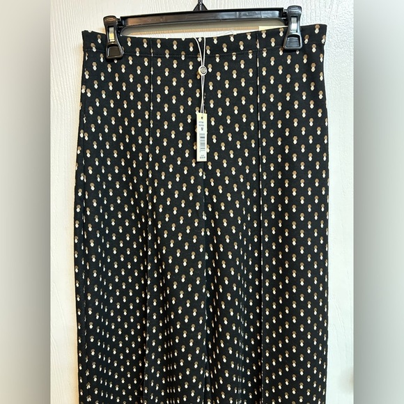 Max Studio London Pin Tuck Wide Leg Trouser High Rise Full Length Medium NWT - Picture 8 of 9